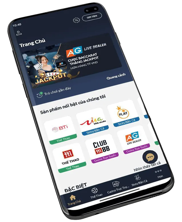 Giao diện người dùng trực quan của ứng dụng Biz88